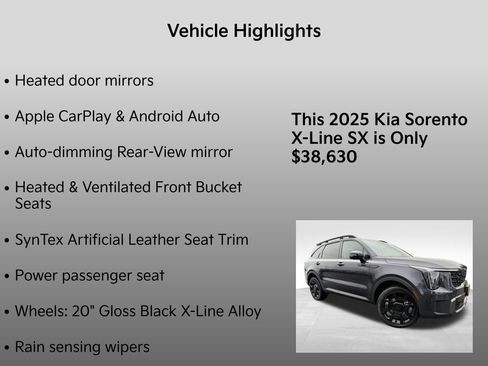 New 2025 Kia Sorento SX image 10