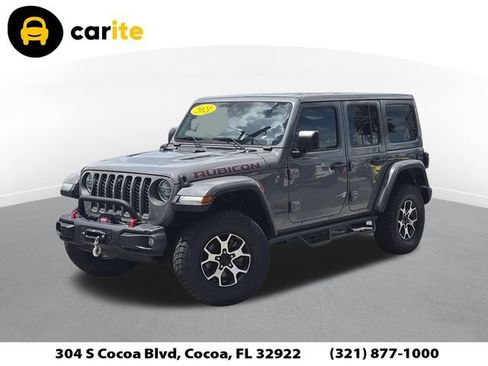 Used 2021 Jeep Wrangler Unlimited Rubicon AWD/4WD image 1