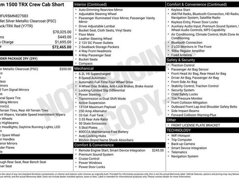 Used 2021 RAM 1500 TRX image 32