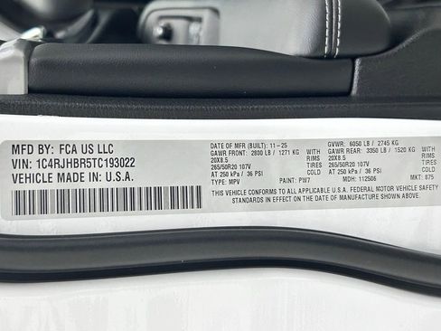 New 2026 Jeep Grand Cherokee Limited w/ Limited Altitude Package image 23