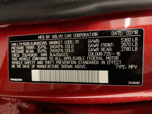 Used 2018 Volvo XC60 T5 Inscription w/ Convenience Package image 20