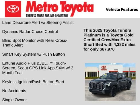 Certified 2025 Toyota Tundra Platinum image 11