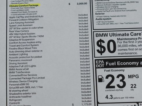 Used 2026 BMW X6 xDrive40i AWD/4WD image 59