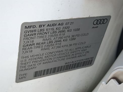 Used 2022 Audi Q3 2.0T Premium w/ Convenience Package image 40