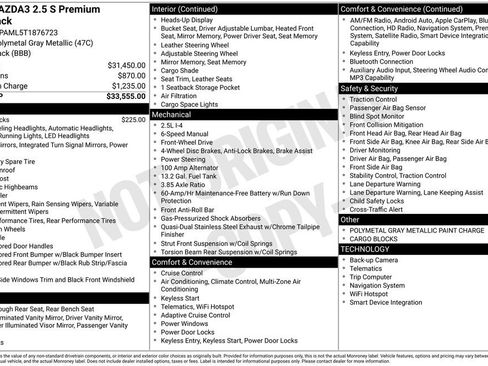 New 2026 MAZDA MAZDA3 2.5 S Hatchback w/ Premium Pkg FWD image 6