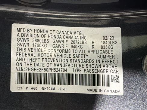 Used 2023 Honda Civic Sport image 19