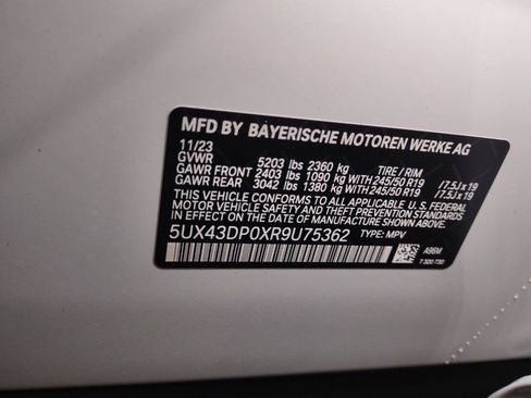 New 2024 BMW X3 sDrive30i w/ Convenience Package image 17