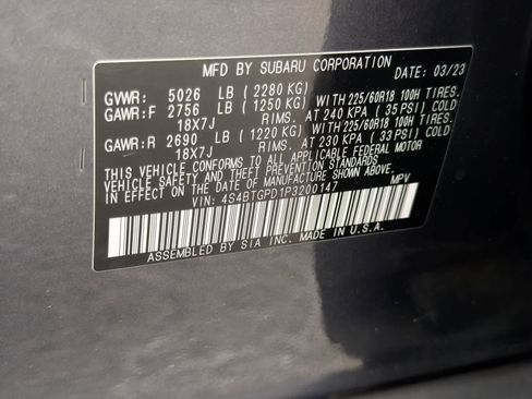 Certified 2023 Subaru Outback Touring XT w/ Popular Package #2 image 39