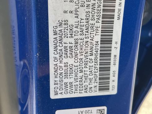 Used 2024 Honda Civic Sport image 19