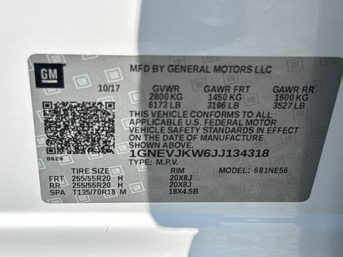 Used 2018 Chevrolet Traverse Premier AWD/4WD image 39