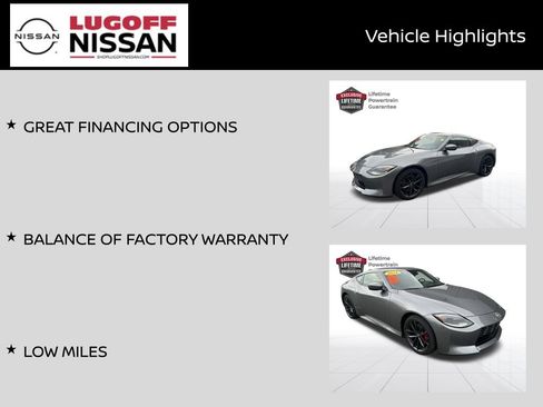 Certified 2024 Nissan Z Performance w/ Floor Mat Package RWD image 6