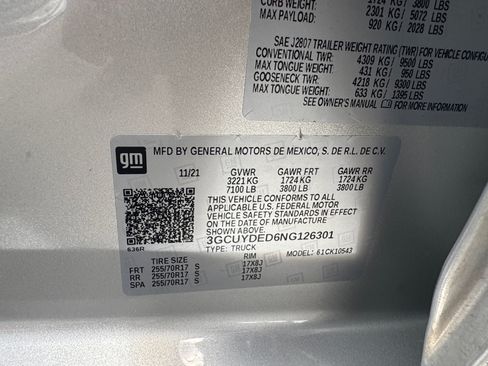 Used 2022 Chevrolet Silverado 1500 LT AWD/4WD image 16