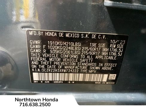 Certified 2024 Honda HR-V LX image 18