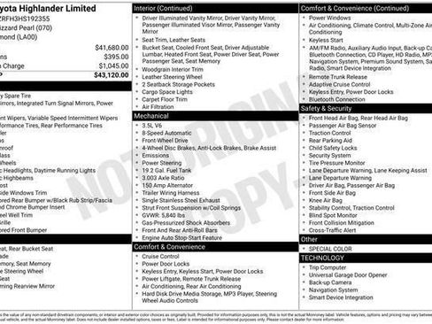 Used 2017 Toyota Highlander Limited image 13