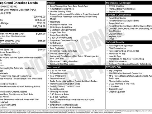Used 2014 Jeep Grand Cherokee Laredo w/ Quick Order Package 23E RWD image 7