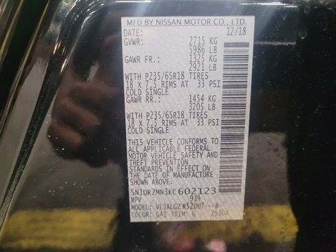 Used 2019 Nissan Pathfinder SL w/ Cargo Package image 33