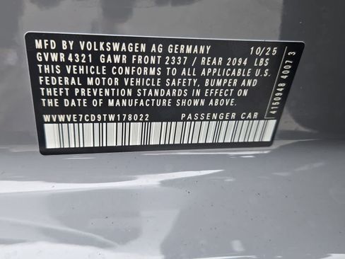 New 2026 Volkswagen GTI Autobahn FWD image 37