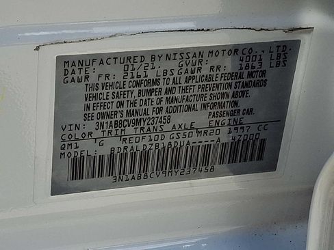 Used 2021 Nissan Sentra SV FWD image 27