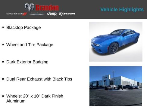 New 2026 Dodge Charger Scat Pack w/ Blacktop Package AWD/4WD image 2