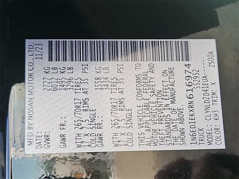 Certified 2024 Nissan Frontier PRO-4X w/ Off-Road Protection Package image 31