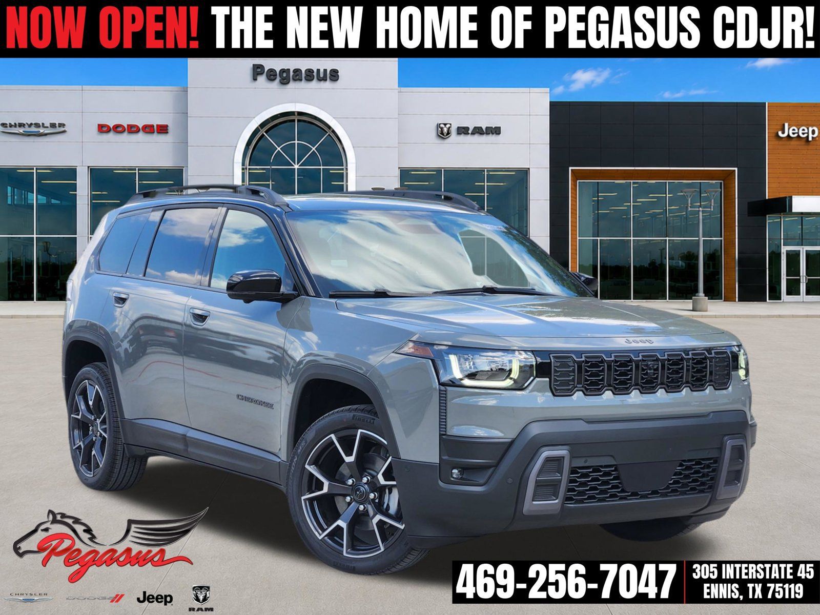 New 2026 Jeep Cherokee Overland w/ Trailer Tow Group AWD/4WD 360° Tour