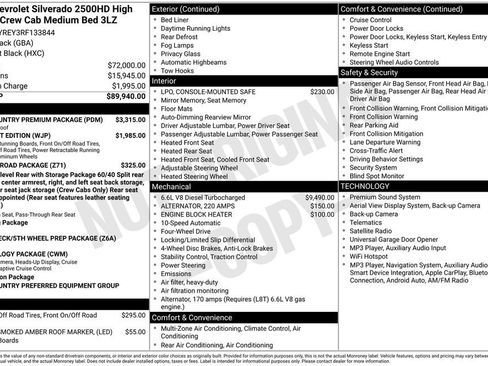 Used 2024 Chevrolet Silverado 2500 High Country w/ High Country Premium Package AWD/4WD image 6