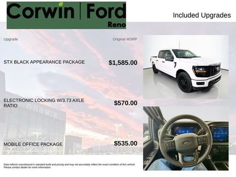 Used 2024 Ford F150 STX w/ STX Black Appearance Package AWD/4WD image 3