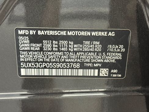 Used 2025 BMW X3 xDrive30i w/ Convenience Package AWD/4WD image 21
