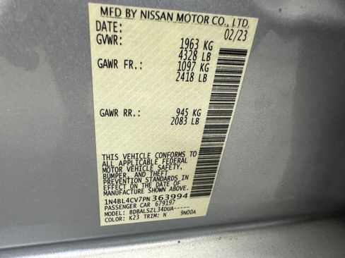 Used 2023 Nissan Altima 2.5 SR image 35