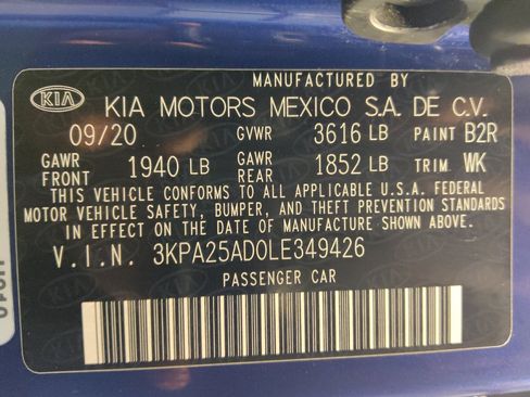 Used 2020 Kia Rio S FWD image 33