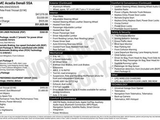 Used 2017 GMC Acadia Denali w/ LPO, Floor Liner Package video 2