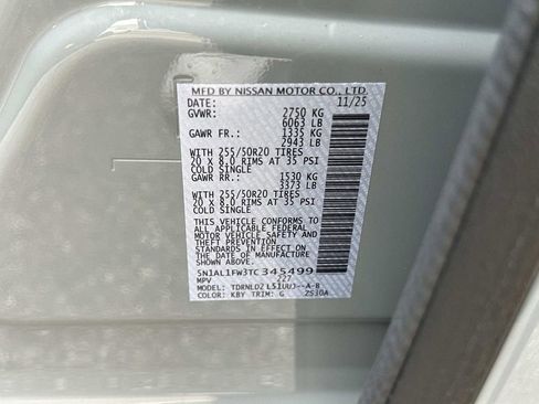 New 2026 INFINITI QX60 Sport w/ Dark Cargo Package image 25