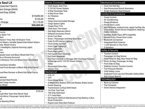 Certified 2021 Kia Soul LX FWD image 33