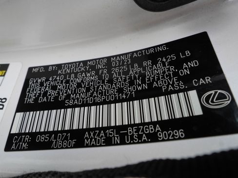 Used 2023 Lexus ES 250 w/ Premium Package image 12