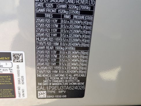 New 2026 Land Rover Range Rover Sport SE AWD/4WD image 25