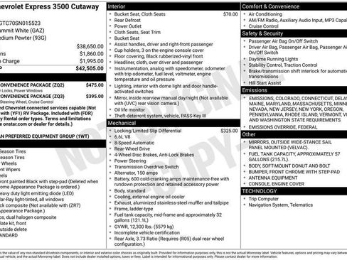 New 2025 Chevrolet Express 3500 w/ Power Convenience Package image 26