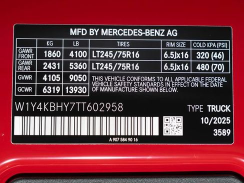 Used 2026 Mercedes-Benz Sprinter 2500 image 7