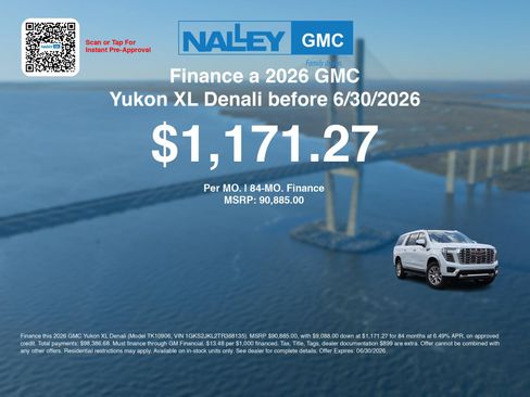 New 2026 GMC Yukon XL Denali w/ LPO, Floor Liner Package AWD/4WD image 7