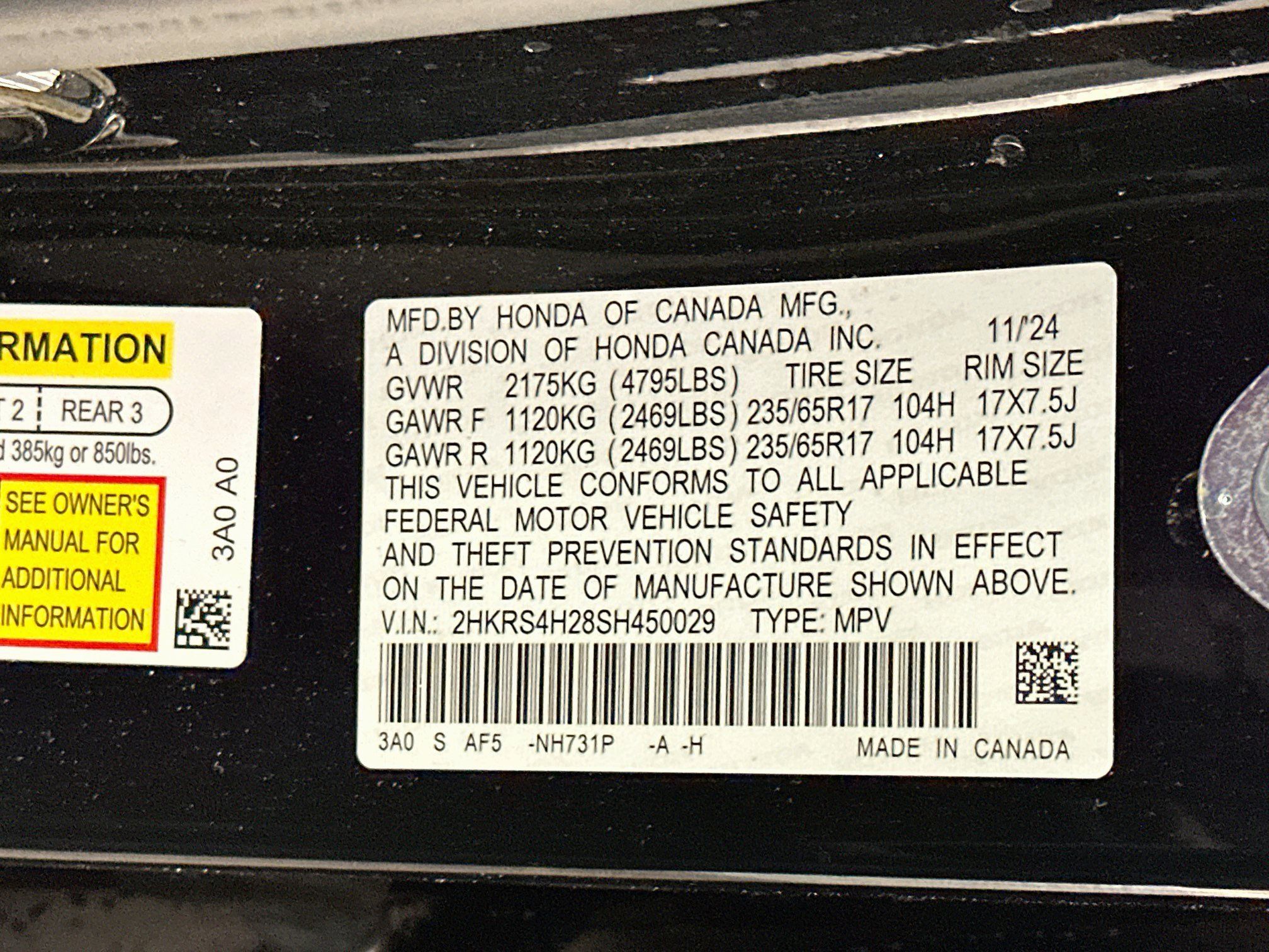 Used 2025 Honda CR-V LX image 12