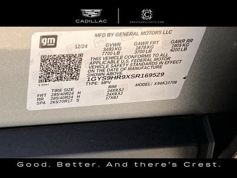 Certified 2025 Cadillac Escalade V AWD/4WD image 36