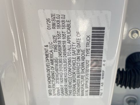 New 2026 Honda Ridgeline TrailSport+ image 19