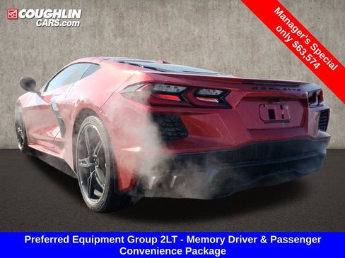 Used 2021 Chevrolet Corvette Stingray Preferred Cpe w/ Body-Color Dual Roof Package RWD image 4