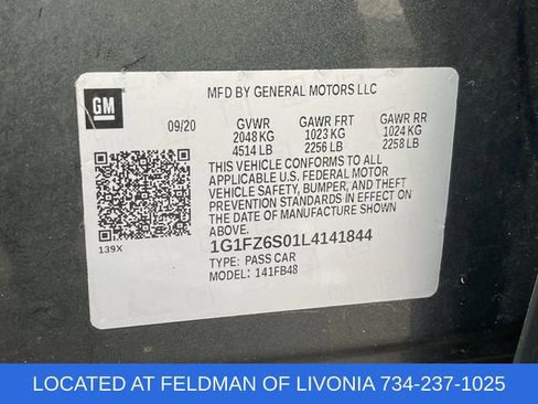 Used 2020 Chevrolet Bolt Premier w/ Infotainment Package image 33