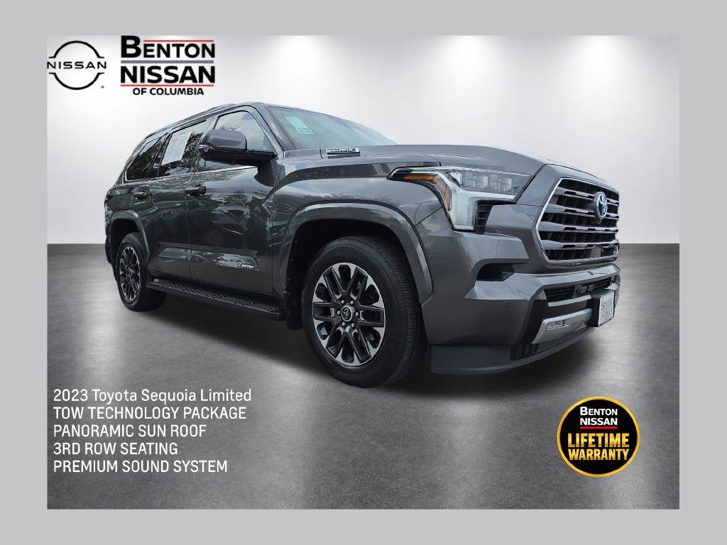 Used 2023 Toyota Sequoia Limited w/ Tow Technology Package AWD/4WD 360° Tour