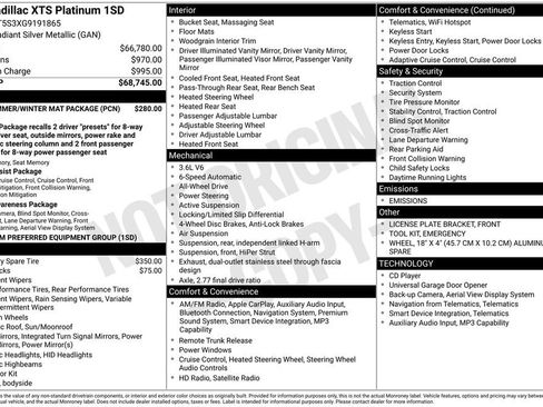 Used 2016 Cadillac XTS Platinum image 2