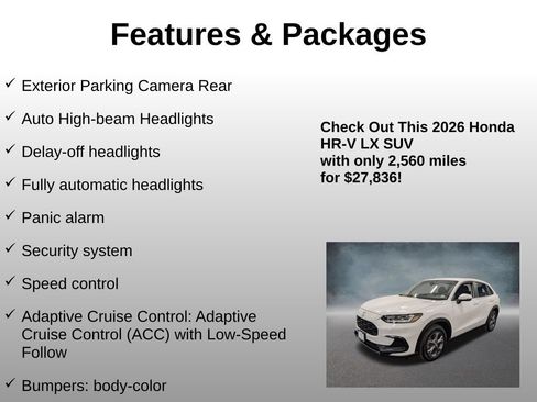 Used 2026 Honda HR-V LX image 16