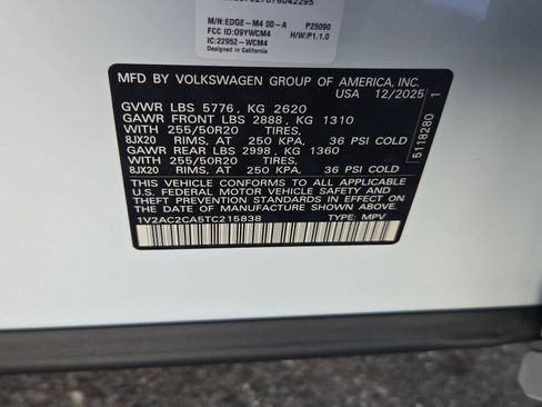 New 2026 Volkswagen Atlas Cross Sport SEL R-Line AWD/4WD image 43