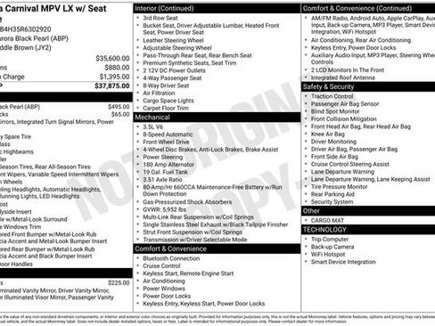Used 2024 Kia Carnival LX image 19