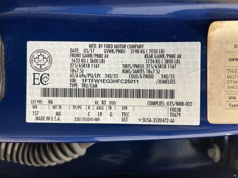 Used 2017 Ford F150 XLT w/ Equipment Group 301A Mid AWD/4WD image 36