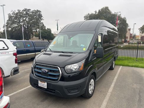 Used 2022 Ford E-Transit 148 High Roof Extended w/ Load Area Protection Package image 2
